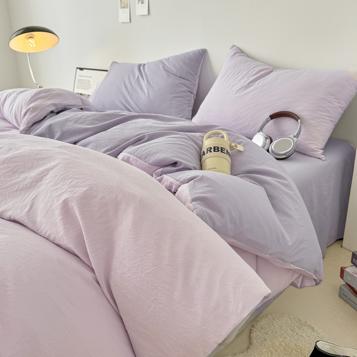 91家纺网 家纺一手货源 找家纺 （总）芷凡家纺 2025新款A类加厚水洗棉云朵棉四件套