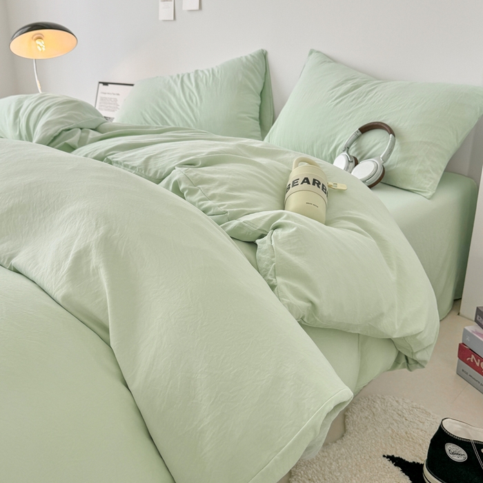 91家纺网 家纺一手货源 找家纺 （总）芷凡家纺 2025新款A类加厚水洗棉云朵棉四件套