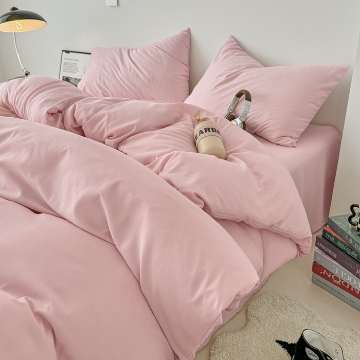 91家纺网 家纺一手货源 找家纺 （总）芷凡家纺 2025新款A类加厚水洗棉云朵棉四件套