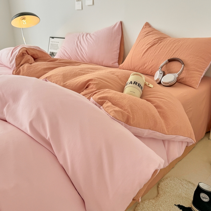 91家纺网 家纺一手货源 找家纺 （总）芷凡家纺 2025新款A类加厚水洗棉云朵棉四件套