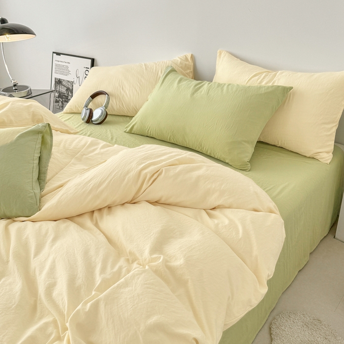 91家纺网 家纺一手货源 找家纺 （总）芷凡家纺 2025新款A类加厚水洗棉云朵棉四件套