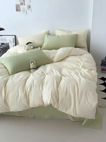 91家纺网 家纺一手货源 找家纺 （总）芷凡家纺 2025新款A类加厚水洗棉云朵棉四件套