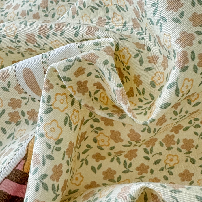 91家纺网 家纺一手货源 找家纺 感遇家纺  2025新款小清新甜系全棉四件套 百丽兔