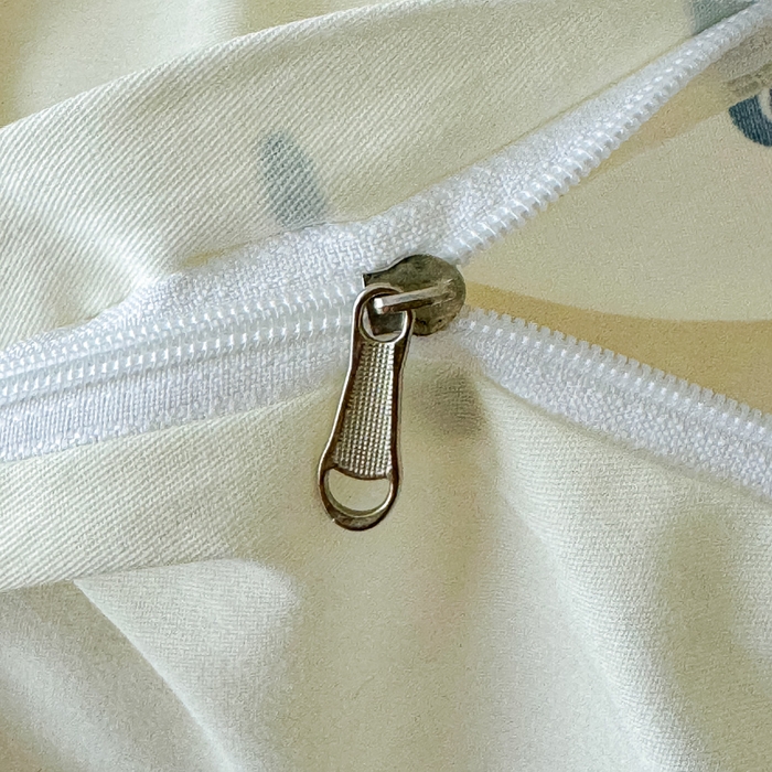 91家纺网 家纺一手货源 找家纺 感遇家纺  2025新款小清新甜系全棉四件套 波点小女孩