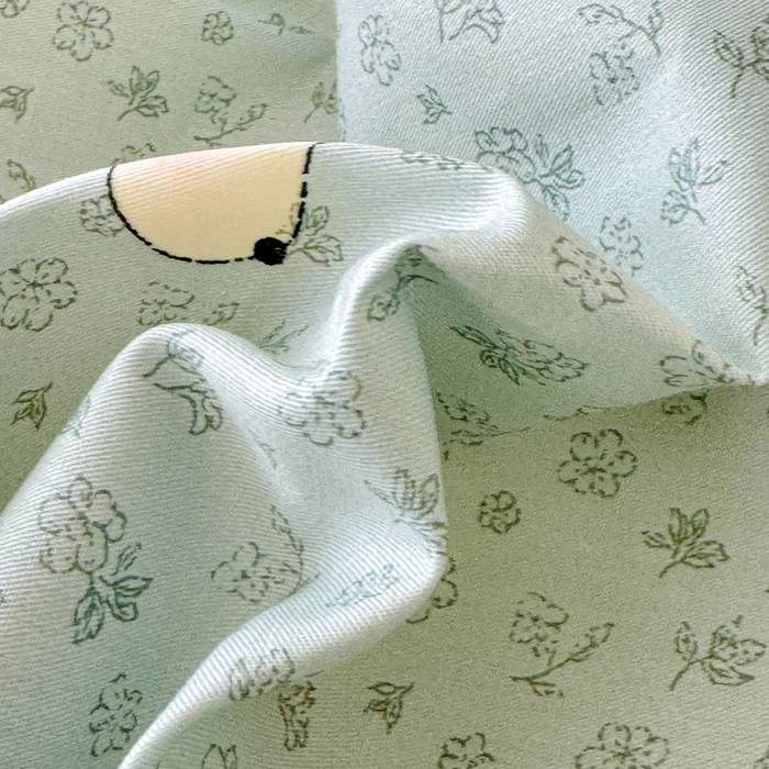 91家纺网 家纺一手货源 找家纺 感遇家纺 2025新款小清新甜系全棉四件套点点小狗