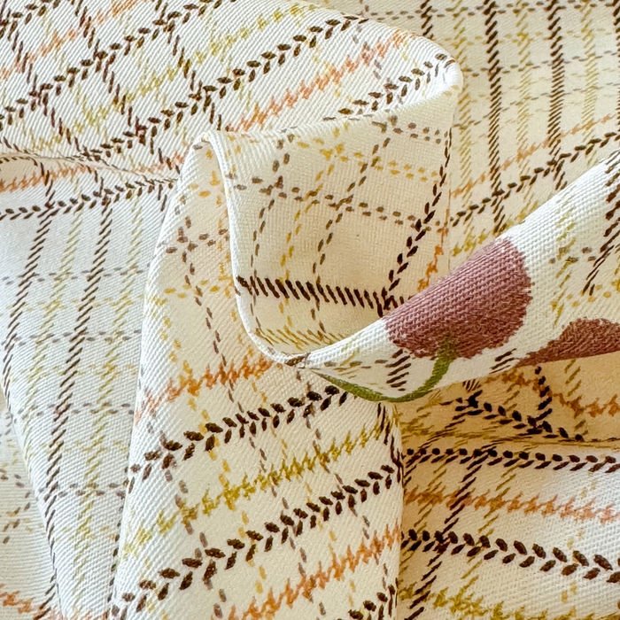 91家纺网 家纺一手货源 找家纺 感遇家纺 2025新款小清新甜系四件套 格子樱桃