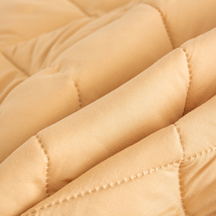 91家纺网 家纺一手货源 找家纺 憨豆家纺 2025新款水洗棉磨毛夹棉床笠四季床垫褥子床护垫薄款学生宿舍榻榻米垫被跨境加棉保护垫 床护垫-棕黄色