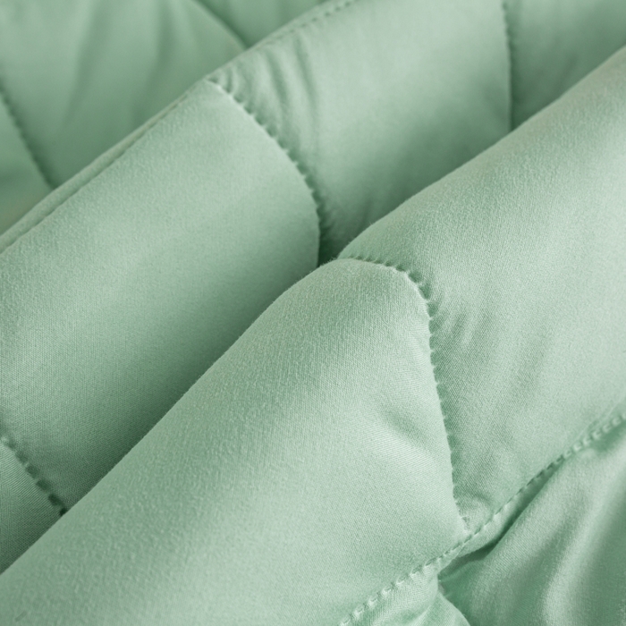 91家纺网 家纺一手货源 找家纺 憨豆家纺 2025新款水洗棉磨毛夹棉床笠四季床垫褥子床护垫薄款学生宿舍榻榻米垫被跨境加棉保护垫 床护垫-青色