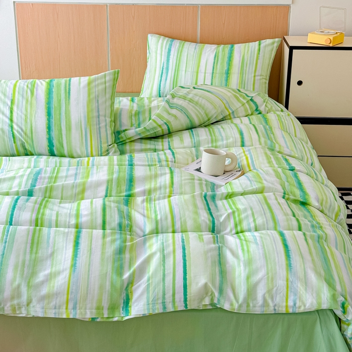 91家纺网 家纺一手货源 找家纺 感遇家纺 2025新款小清新甜系全棉四件套 宁夏