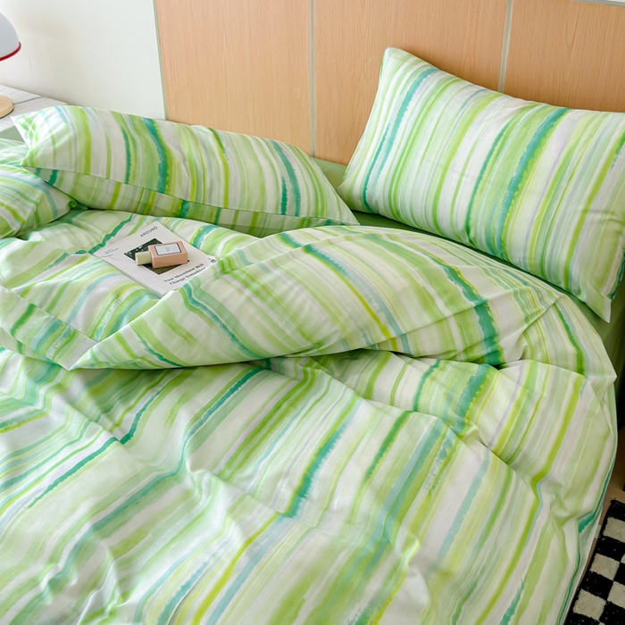 91家纺网 家纺一手货源 找家纺 感遇家纺 2025新款小清新甜系全棉四件套 宁夏