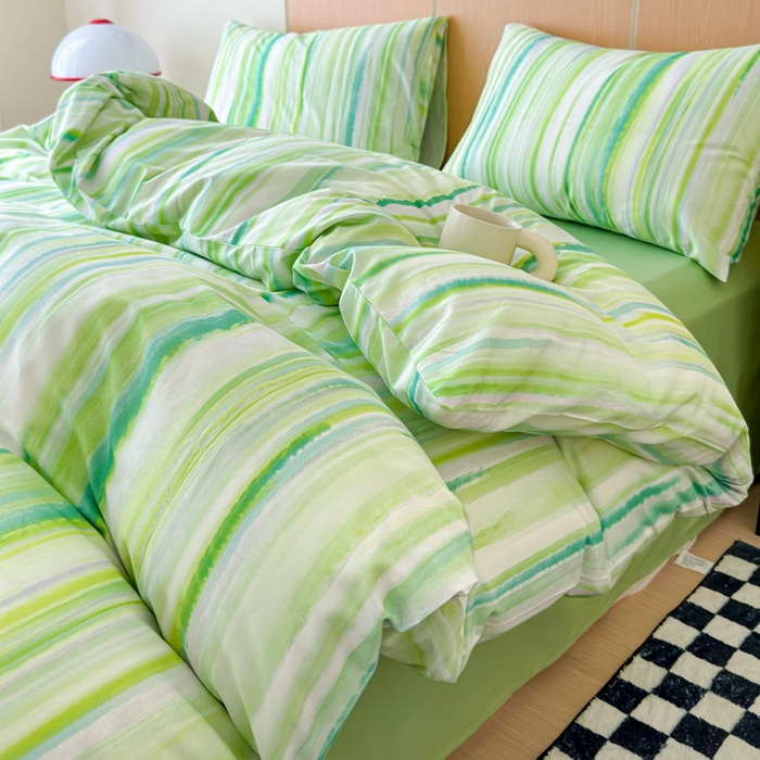 感遇家纺 2025新款小清新甜系全棉四件套 宁夏