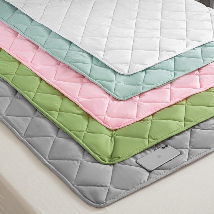 91家纺网 家纺一手货源 找家纺 憨豆家纺 2025新款水洗棉磨毛夹棉床笠四季床垫褥子床护垫薄款学生宿舍榻榻米垫被跨境加棉保护垫 床护垫-粉色