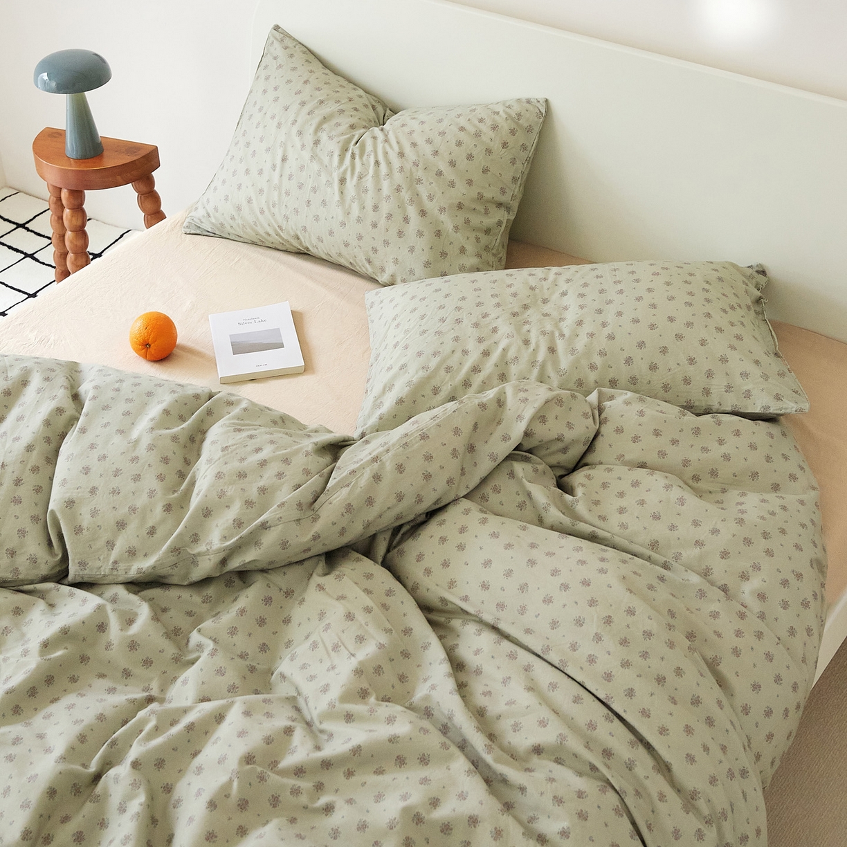 91家纺网 家纺一手货源 找家纺 （总）EH家居 2025新款全棉斜纹印花-青春小调系列四件套