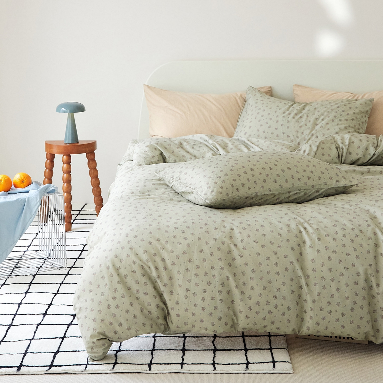 91家纺网 家纺一手货源 找家纺 （总）EH家居 2025新款全棉斜纹印花-青春小调系列四件套