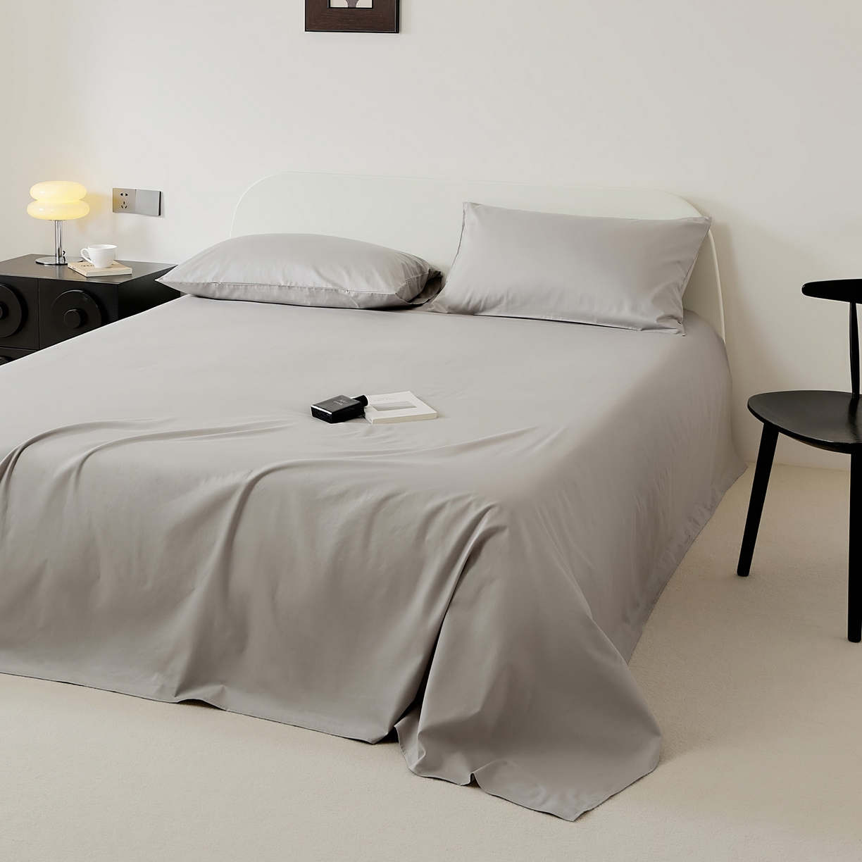 91家纺网 家纺一手货源 找家纺 EH家居 2025新款全棉斜纹纯色-青春小调系列单床单 蜜灰