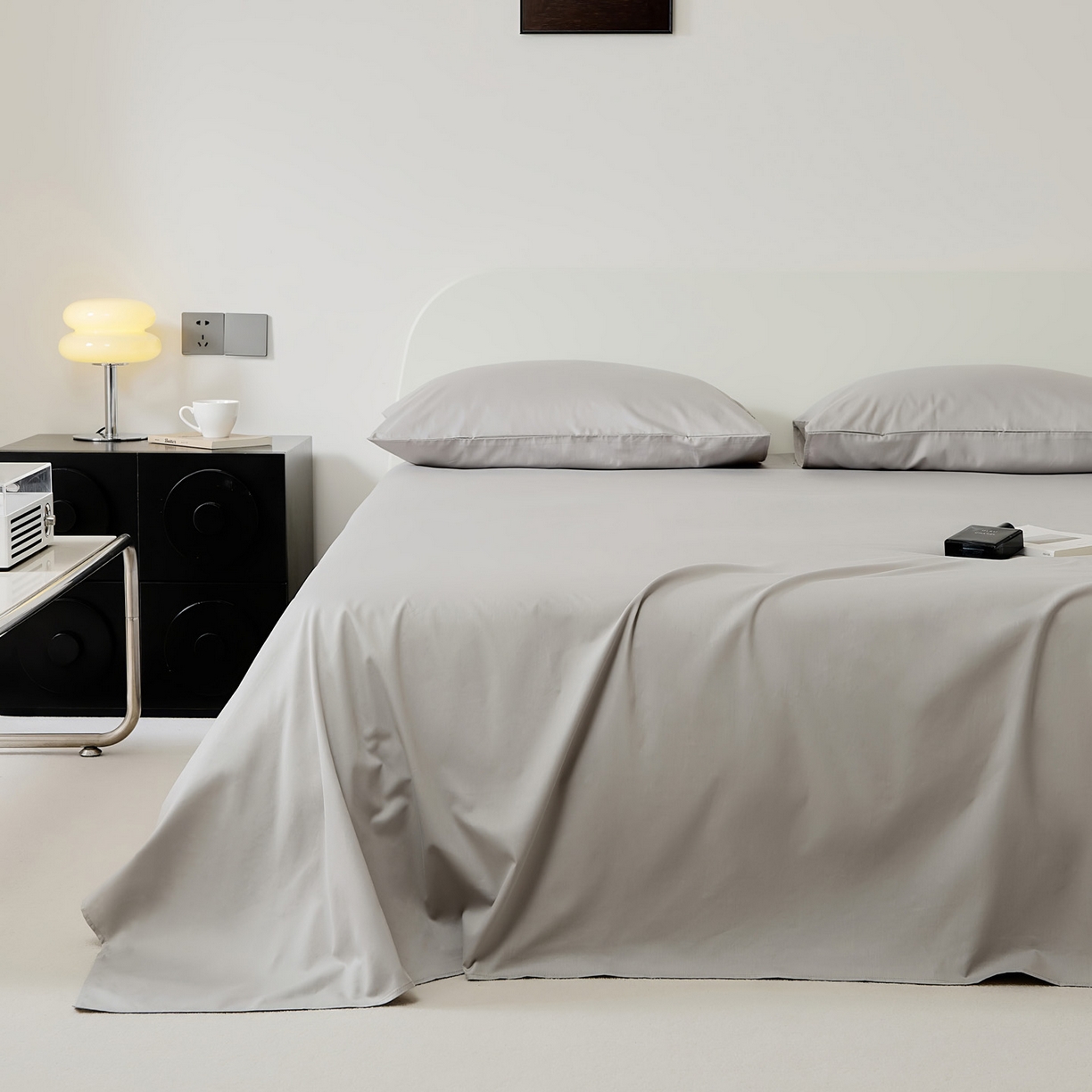 91家纺网 家纺一手货源 找家纺 EH家居 2025新款全棉斜纹纯色-青春小调系列单床单 蜜灰