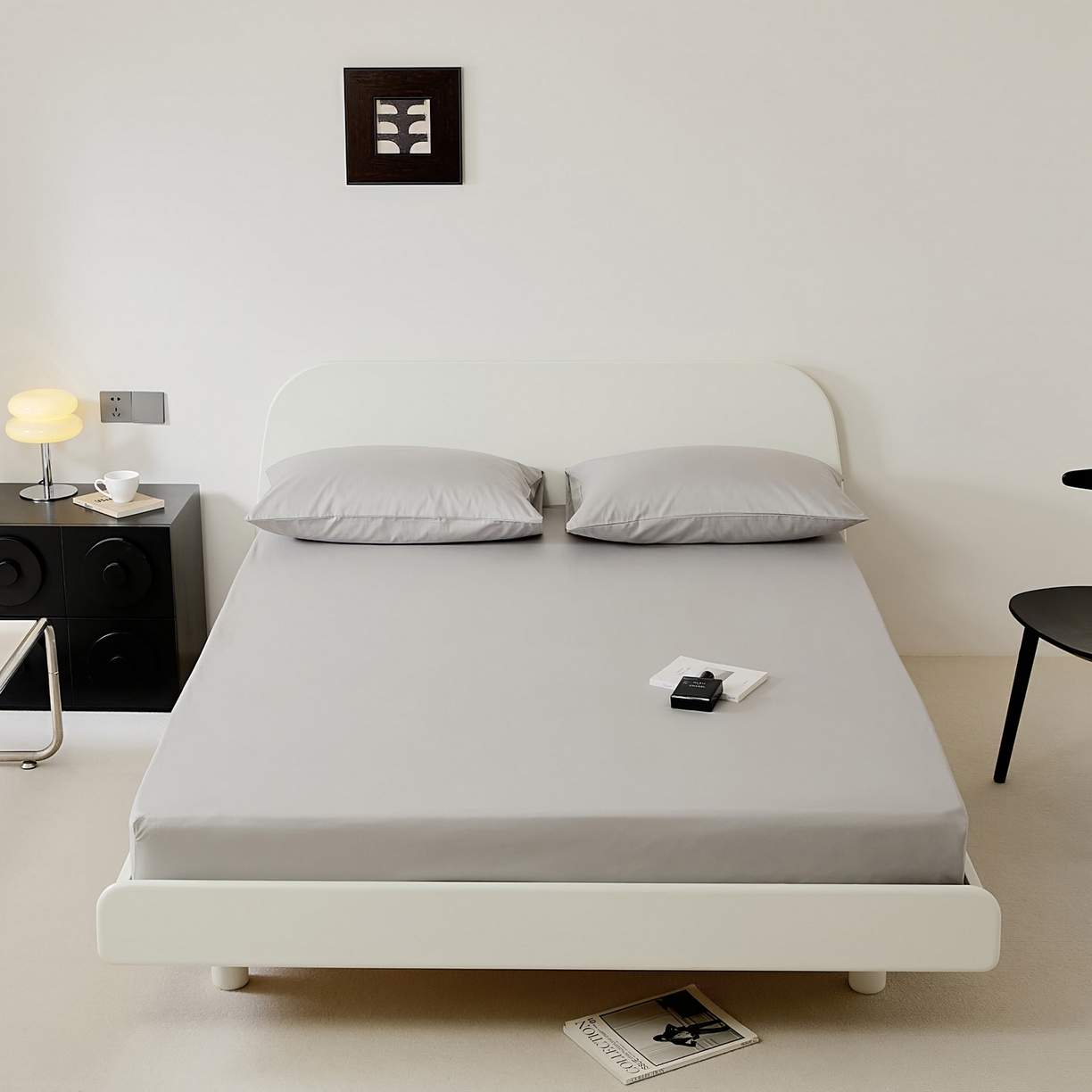 91家纺网 家纺一手货源 找家纺 （总）EH家居 2025新款全棉斜纹纯色-青春小调系列单床笠