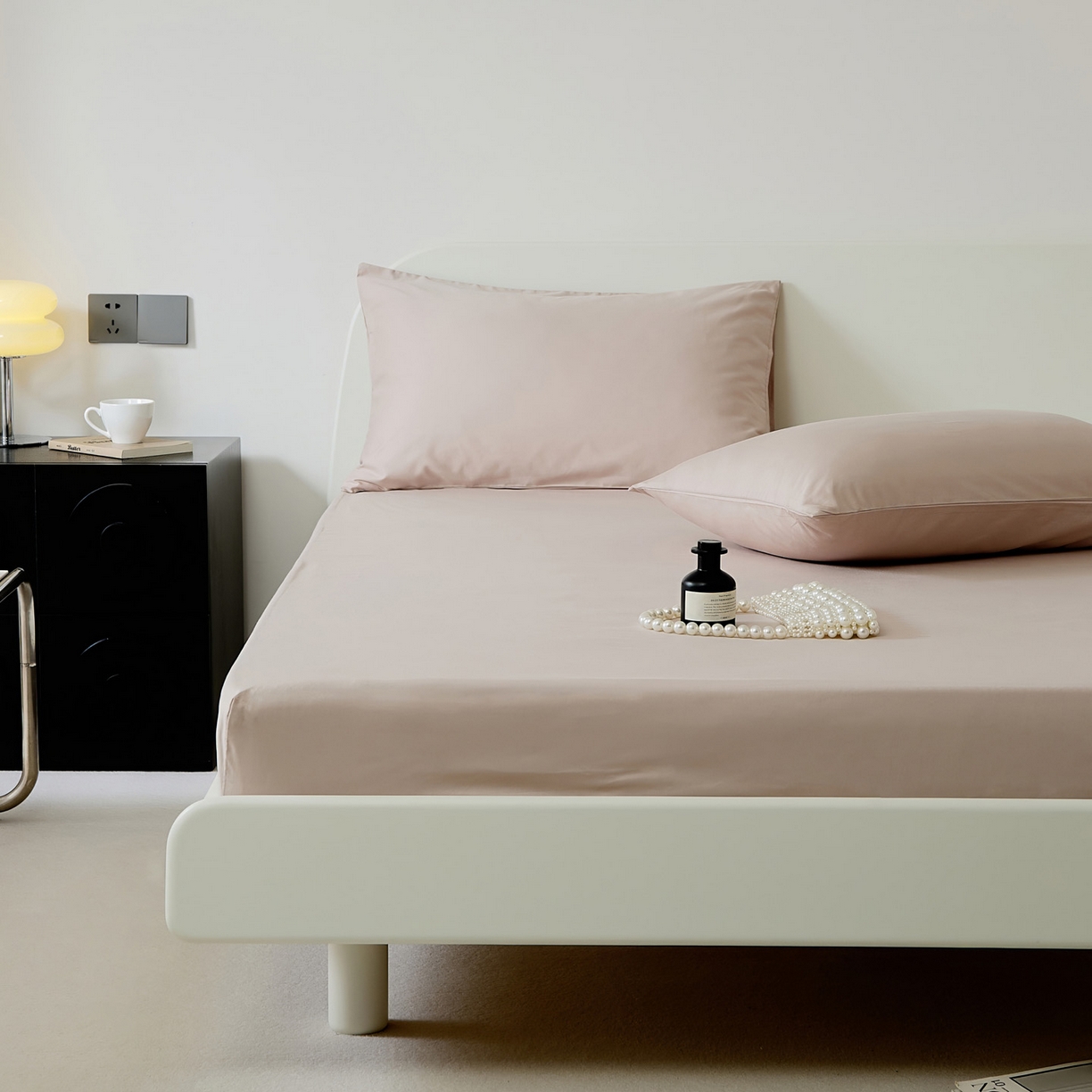 91家纺网 家纺一手货源 找家纺 （总）EH家居 2025新款全棉斜纹纯色-青春小调系列单床笠