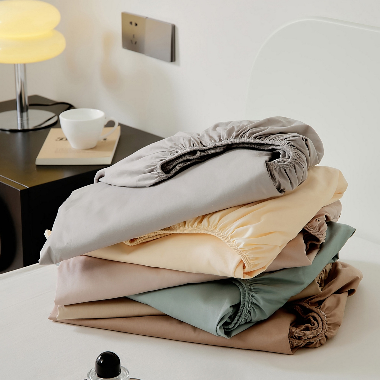 （总）EH家居 2025新款全棉斜纹纯色-青春小调系列单床笠