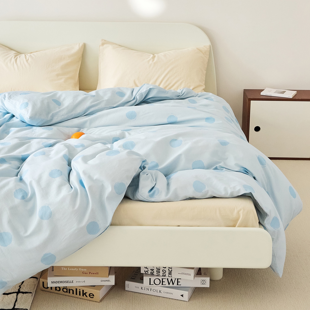 91家纺网 家纺一手货源 找家纺 EH家居 2025新款全棉斜纹印花-青春小调系列单被套 晴空物语