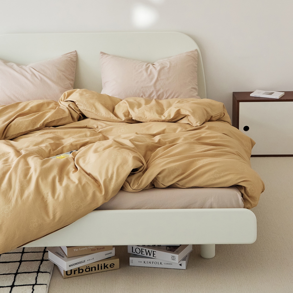 EH家居 2025新款全棉斜纹印花-青春小调系列单被套 可可饼干