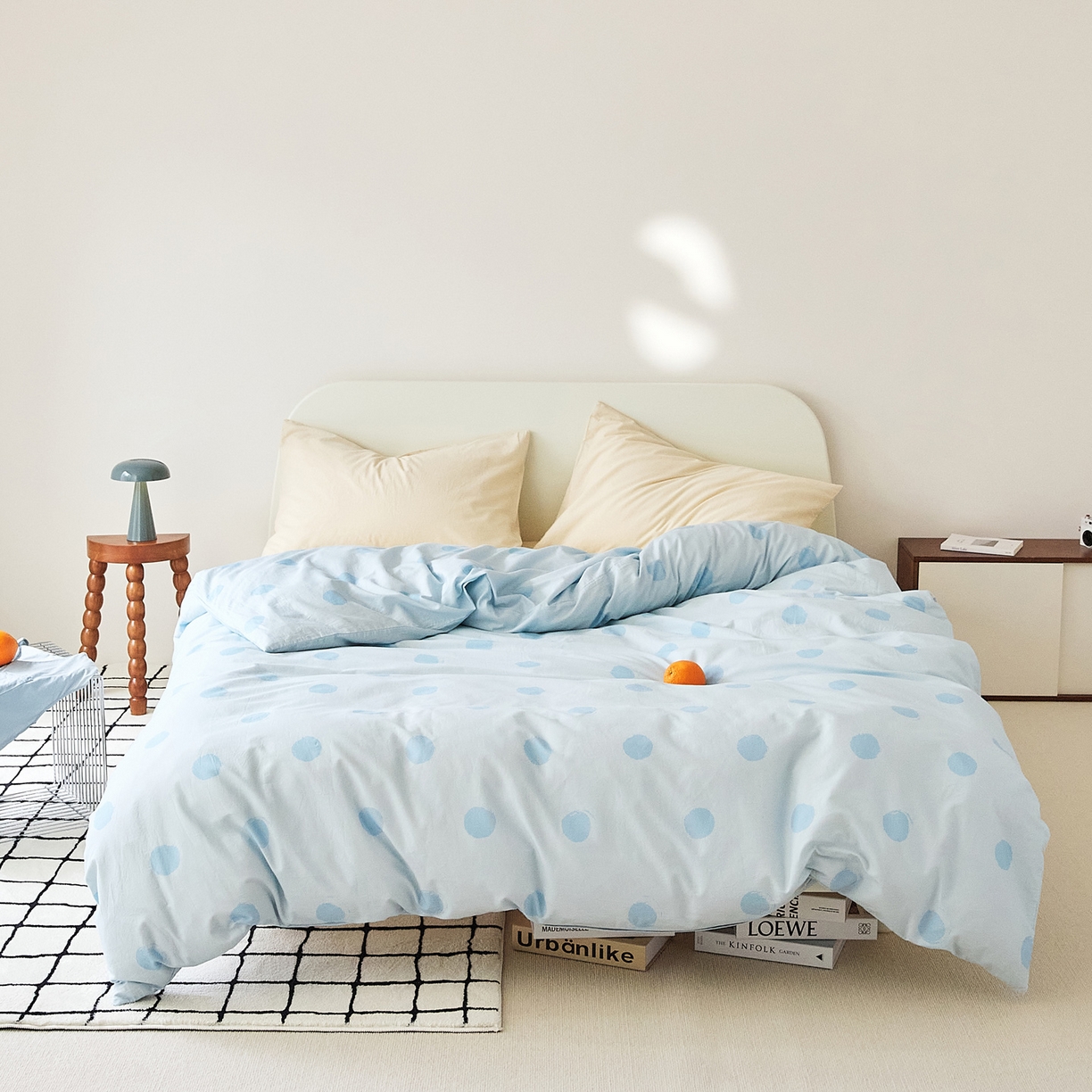 91家纺网 家纺一手货源 找家纺 EH家居 2025新款全棉斜纹印花-青春小调系列单被套 晴空物语