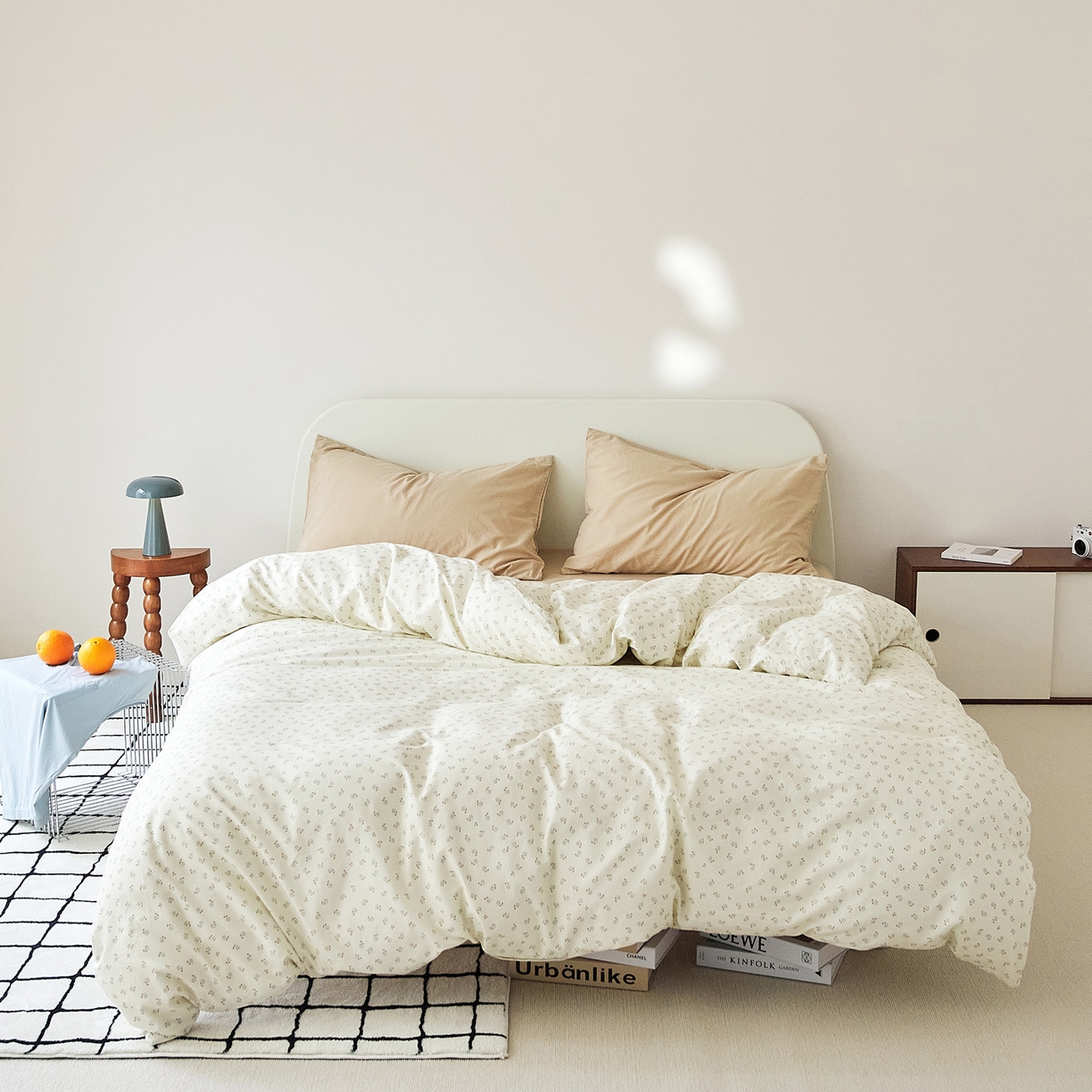 91家纺网 家纺一手货源 找家纺 EH家居 2025新款全棉斜纹印花-青春小调系列单被套 星野花园