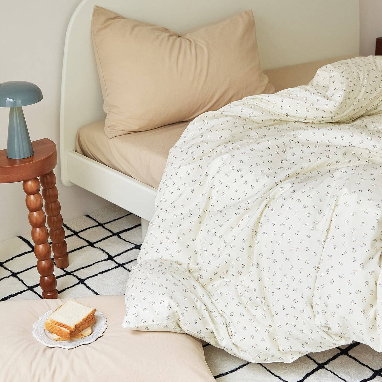 91家纺网 家纺一手货源 找家纺 EH家居 2025新款全棉斜纹印花-青春小调系列单被套 星野花园