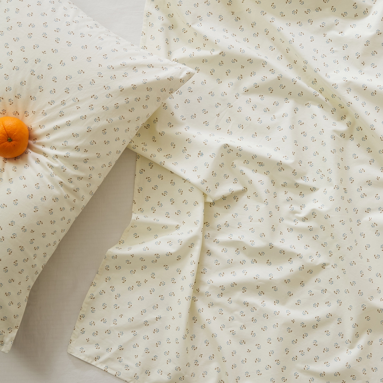 91家纺网 家纺一手货源 找家纺 EH家居 2025新款全棉斜纹印花-青春小调系列单床单 星野花园