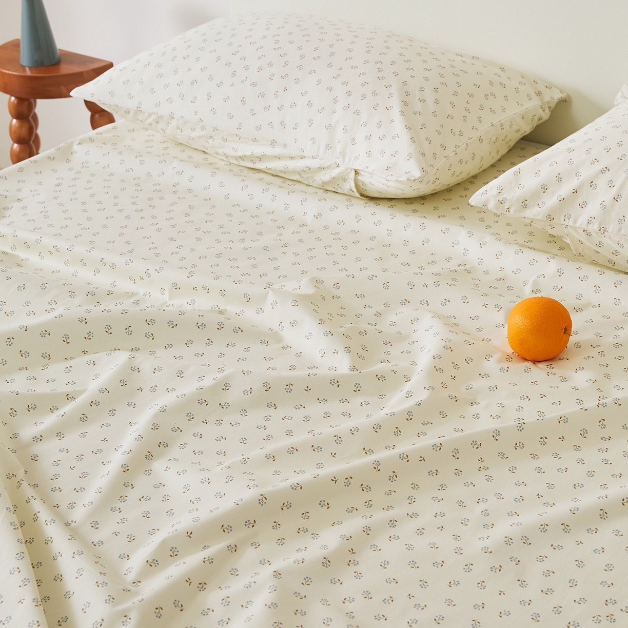 91家纺网 家纺一手货源 找家纺 EH家居 2025新款全棉斜纹印花-青春小调系列单床单 星野花园