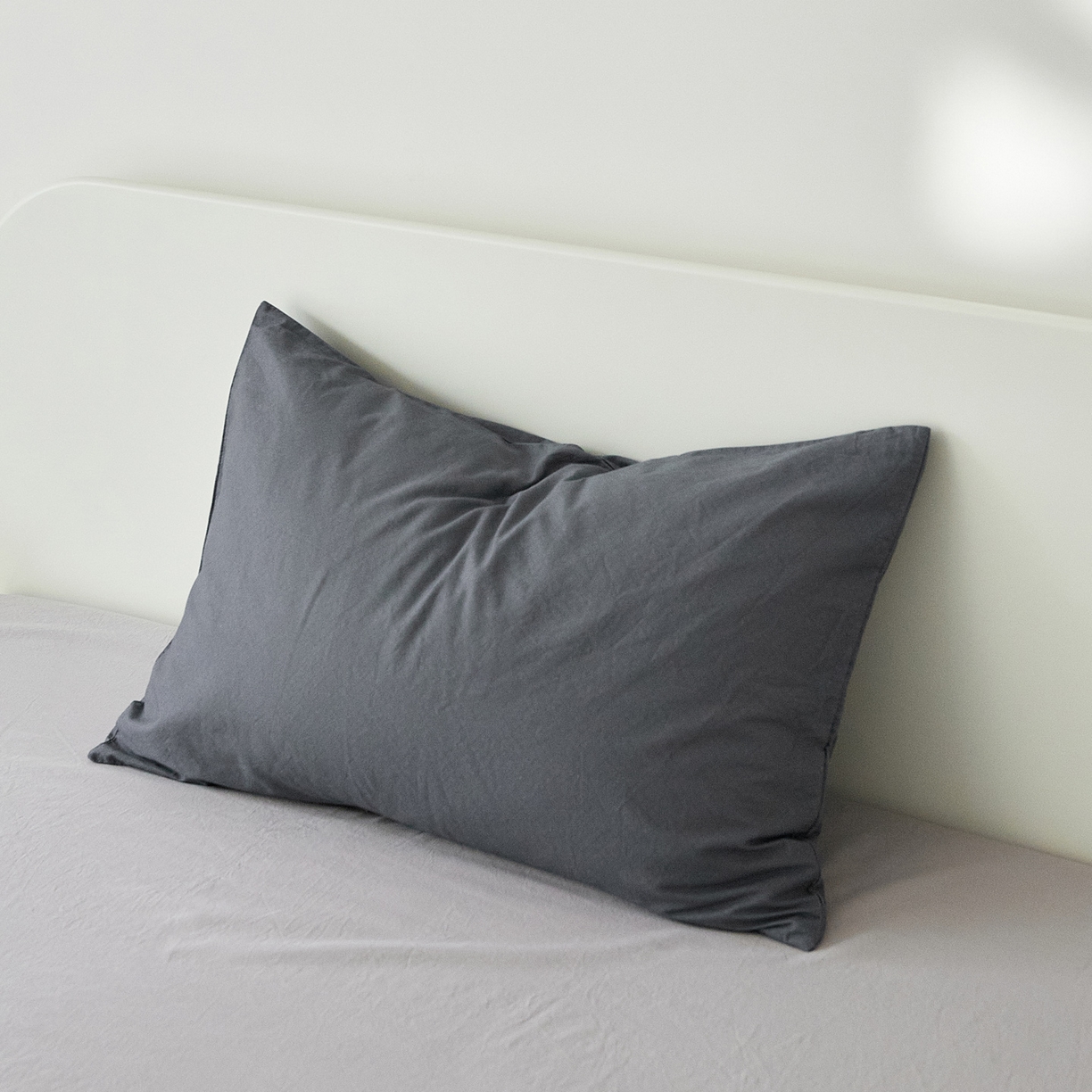 91家纺网 家纺一手货源 找家纺 EH家居 2025新款全棉斜纹印花-青春小调系列单枕套 深色轨迹