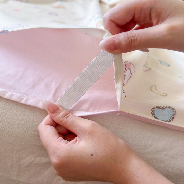 91家纺网 家纺一手货源 找家纺 Sweet dreams甜梦 2025新款全棉纯棉卡通印花睡袋酒店一体式全棉旅行睡袋 抱抱熊