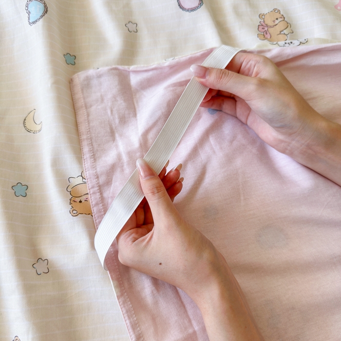 91家纺网 家纺一手货源 找家纺 Sweet dreams甜梦 2025新款全棉纯棉卡通印花睡袋酒店一体式全棉旅行睡袋 抱抱熊