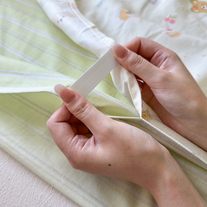 91家纺网 家纺一手货源 找家纺 Sweet dreams甜梦 2025新款全棉纯棉卡通印花睡袋酒店一体式全棉旅行睡袋 春日记忆