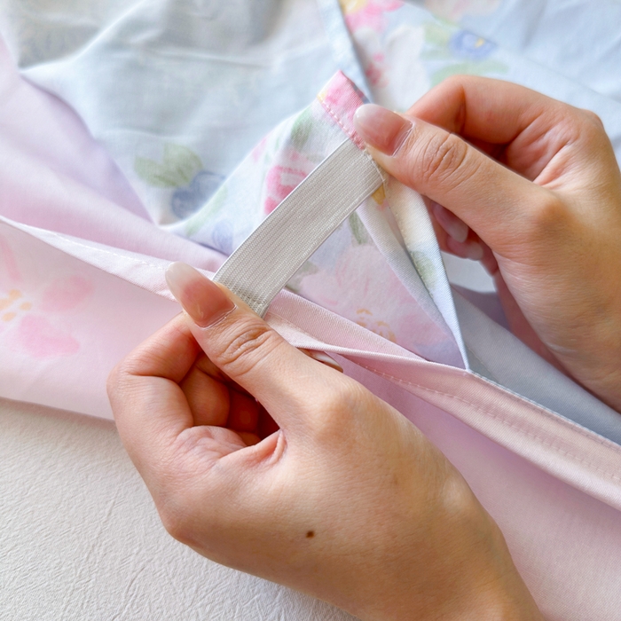 91家纺网 家纺一手货源 找家纺 Sweet dreams甜梦 2025新款全棉纯棉卡通印花睡袋酒店一体式全棉旅行睡袋 花季