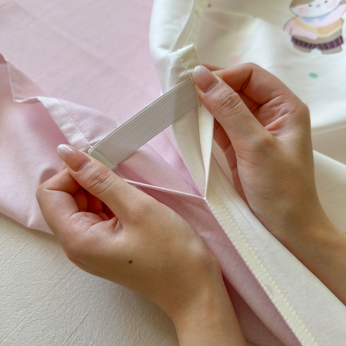 91家纺网 家纺一手货源 找家纺 Sweet dreams甜梦 2025新款全棉纯棉卡通印花睡袋酒店一体式全棉旅行睡袋 元气猫猫