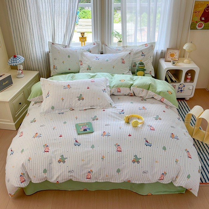 91家纺网 家纺一手货源 找家纺 （总）金盛纺 2025新款全棉印花四件套