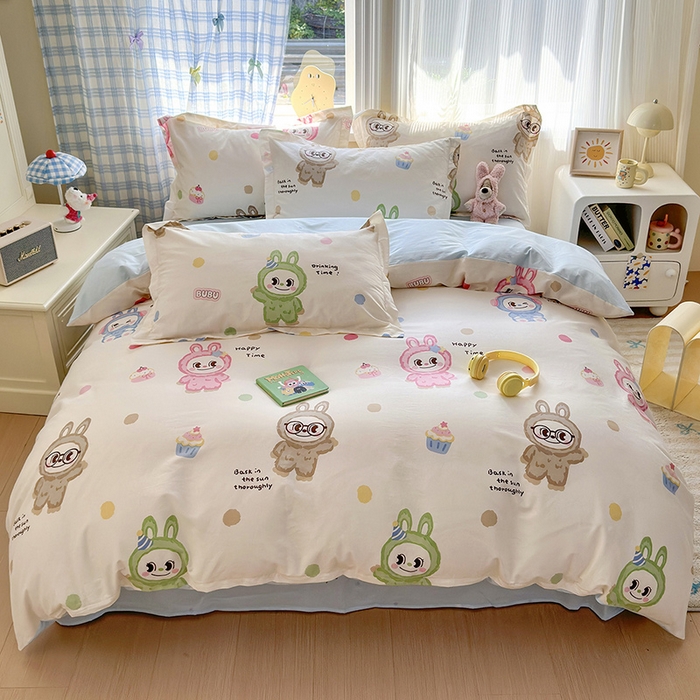 91家纺网 家纺一手货源 找家纺 （总）金盛纺 2025新款全棉印花四件套