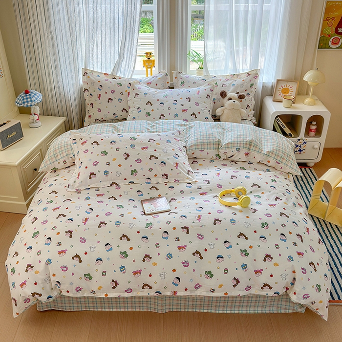 91家纺网 家纺一手货源 找家纺 （总）金盛纺 2025新款全棉印花四件套