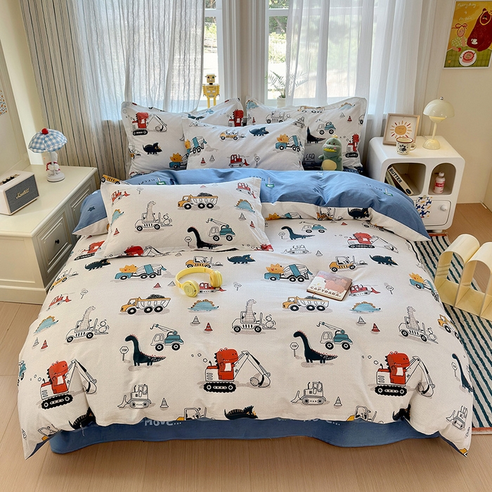 91家纺网 家纺一手货源 找家纺 （总）金盛纺 2025新款全棉印花四件套