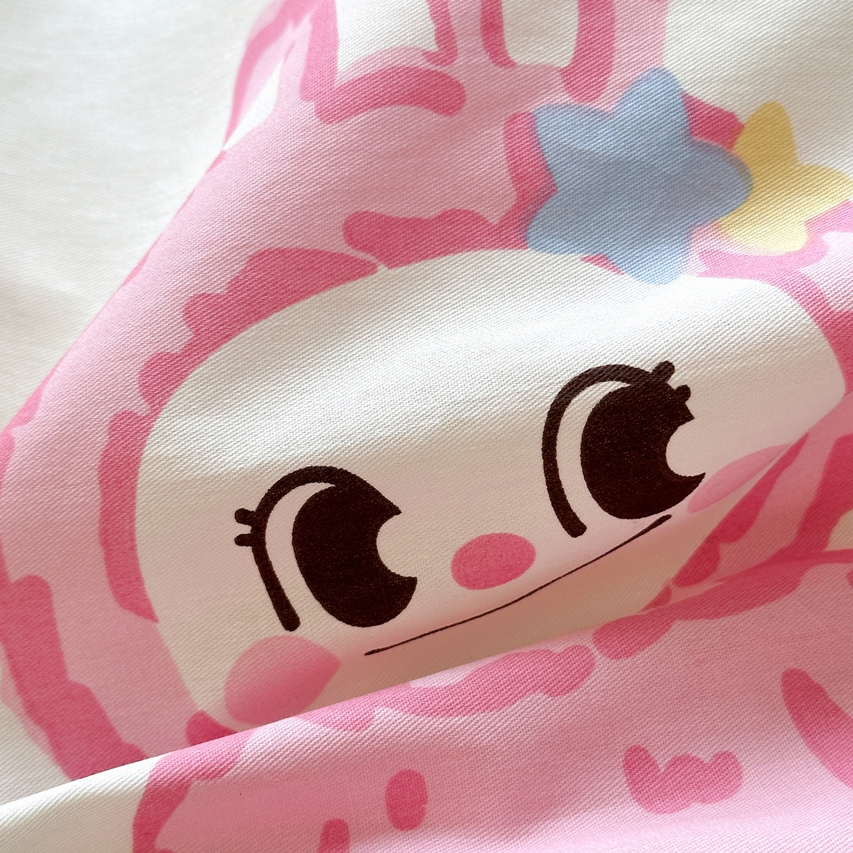 91家纺网 家纺一手货源 找家纺 金盛纺 2025新款全棉印花四件套 彩萌布布