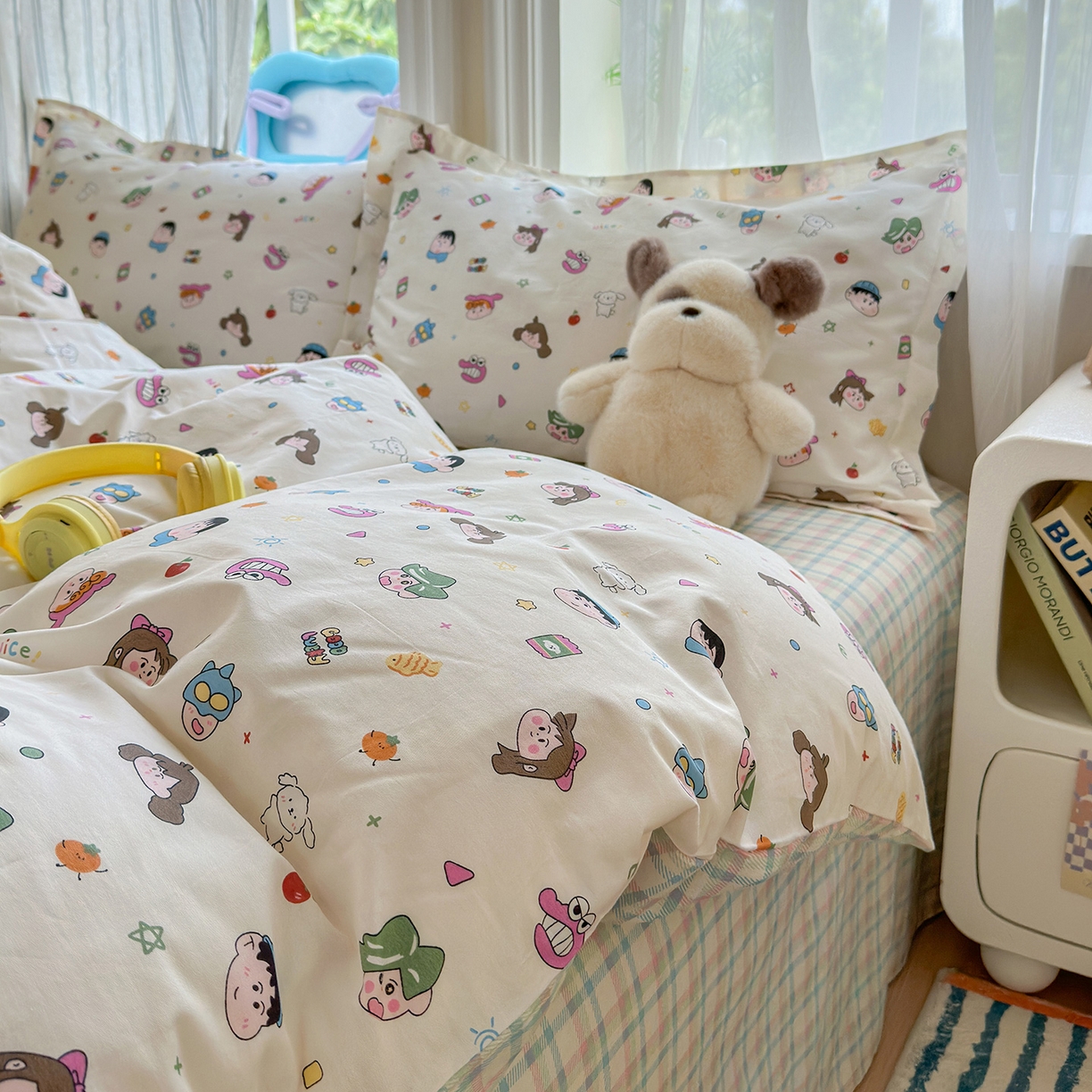 91家纺网 家纺一手货源 找家纺 金盛纺 2025新款全棉印花四件套 新新一家