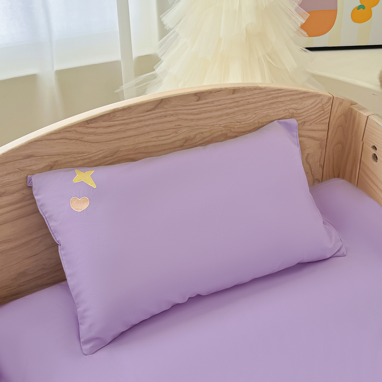 91家纺网 家纺一手货源 找家纺 柔享家（原芷澜家纺）2025新款全棉高端贴布刺绣幼儿园套件儿童三件套被子被芯婴童宝宝六件套七件套 快乐小狗