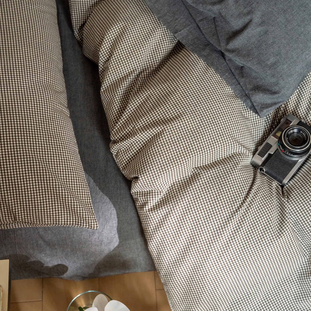 91家纺网 家纺一手货源 找家纺 （总）玖弘家居 2025新款全棉纯棉水洗棉细格单床单