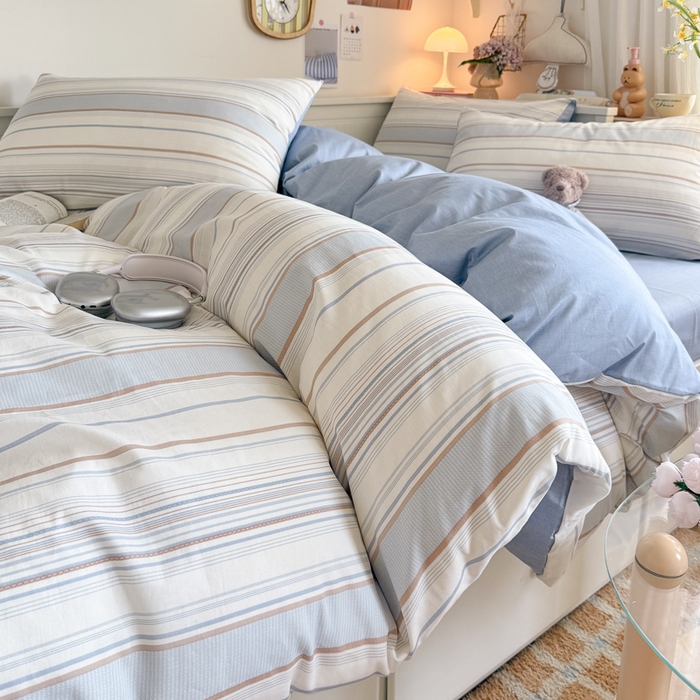 91家纺网 家纺一手货源 找家纺 （总）Sweet dreams甜梦 2025新款卡通小清新全棉四件套