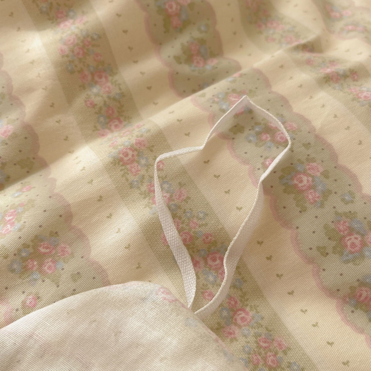 91家纺网 家纺一手货源 找家纺 （总）瑞莱 2025开学季全棉印花贝壳边四件套