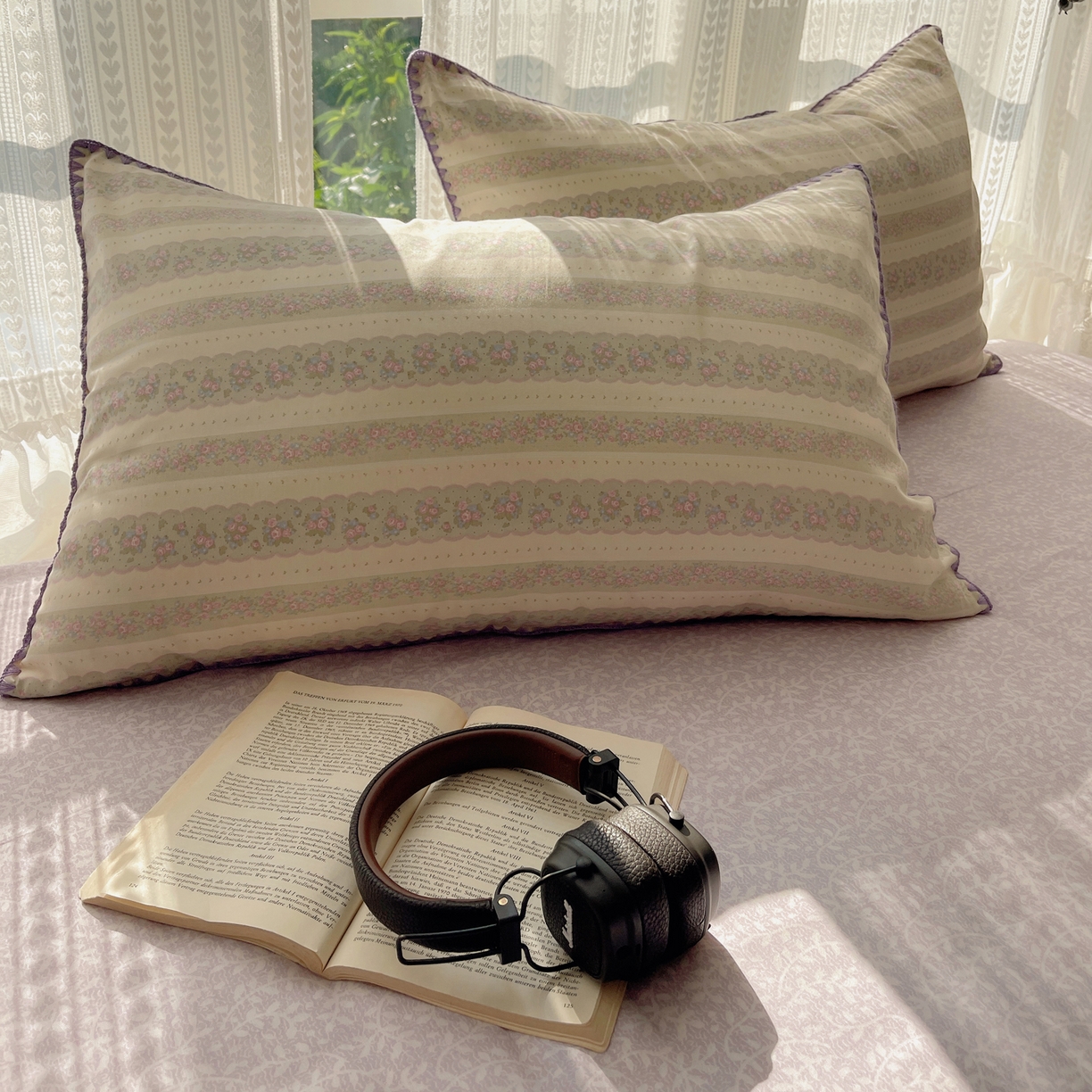 91家纺网 家纺一手货源 找家纺 （总）瑞莱 2025开学季全棉印花贝壳边四件套