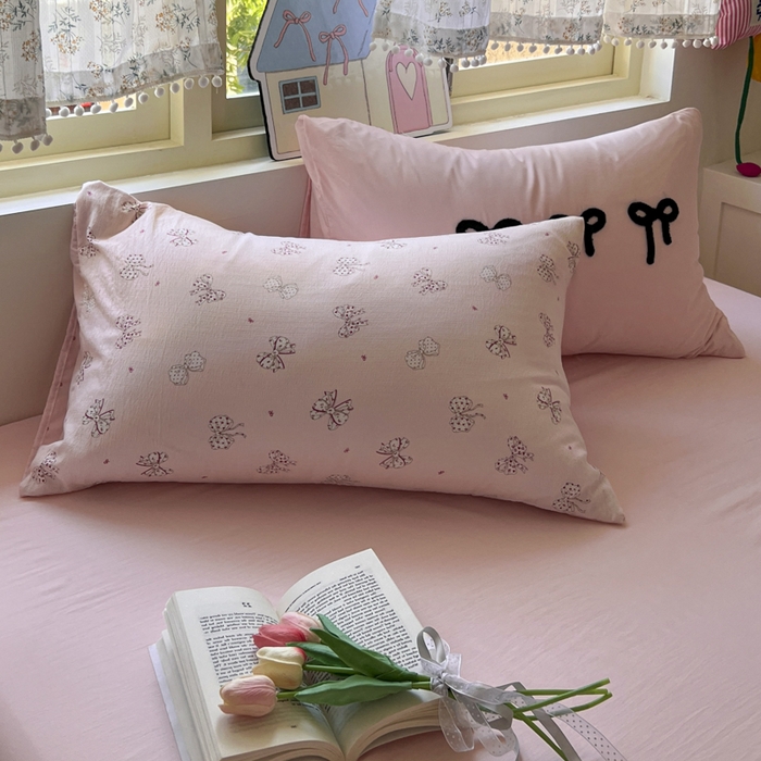 91家纺网 家纺一手货源 找家纺 三元色 2025新款软糯云感毛巾绣四件套 心愿