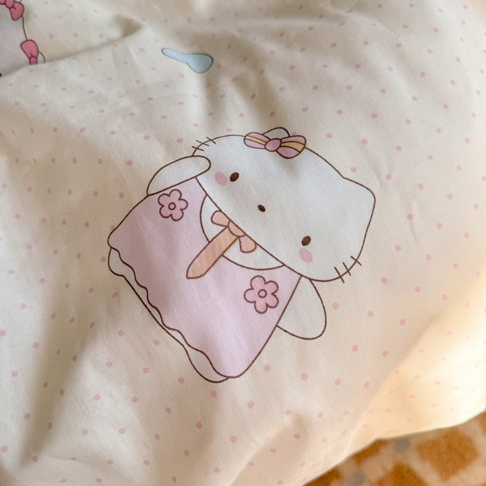 91家纺网 家纺一手货源 找家纺 （总）Sweet dreams甜梦 2025新款卡通小清新全棉四件套