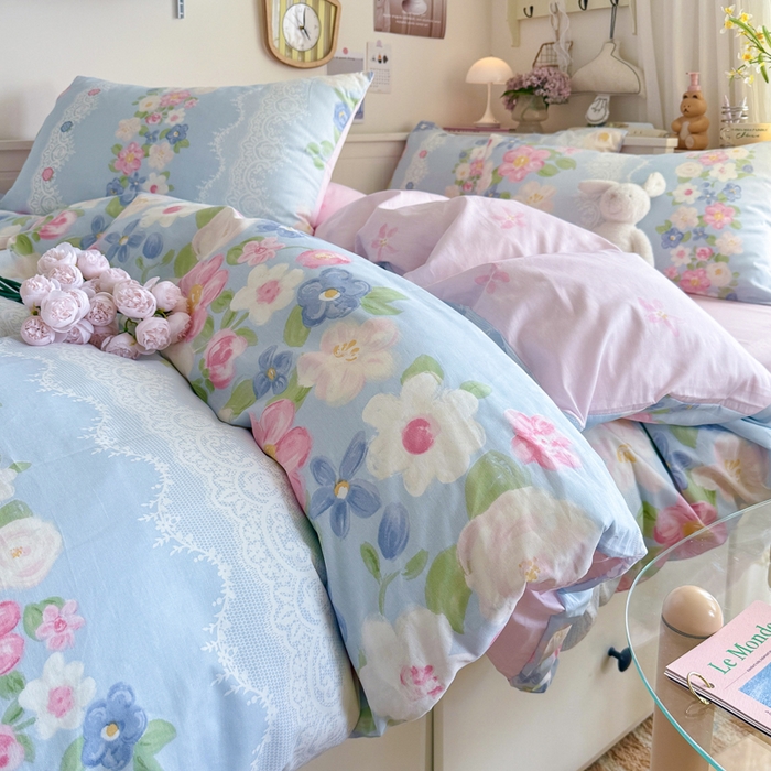 Sweet dreams甜梦 2025新款卡通小清新全棉四件套 花季